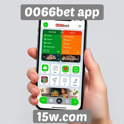 Interface amigável do 0066bet app para jogadores
